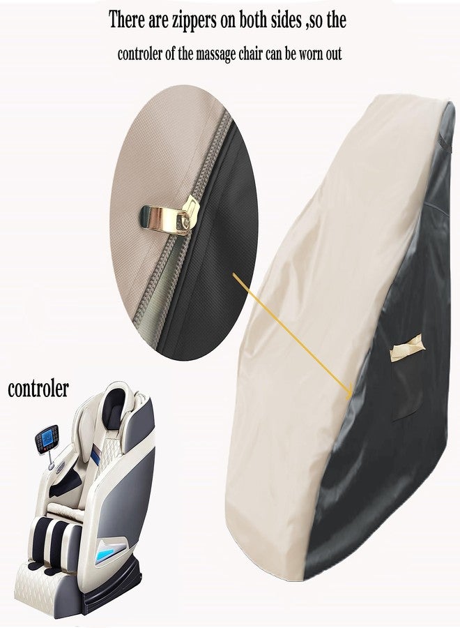 XCZ Massage chair cover, 600D full body shiatsu massage chair protector, 59 X 39 X 55 inchesArmchair Slipcovers,, ,with drawstring waterproof and dustproof Recliner Wing Chair Slipcovers,Sofa Cover - Image 4